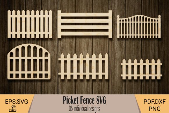 Picket Fence Laser Cut SVG: A Classic Design Asset
