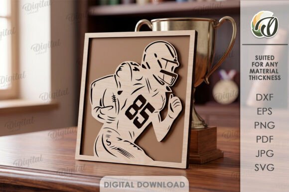 Sport Silhouette Laser Cut: Dynamic Design Elements