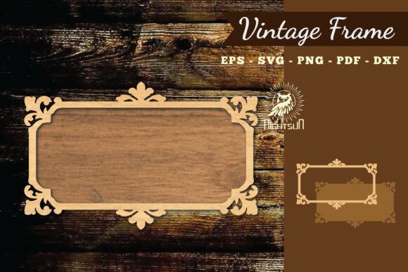 Vintage Lasercut Frame SVG 4: Elegant Design Assets